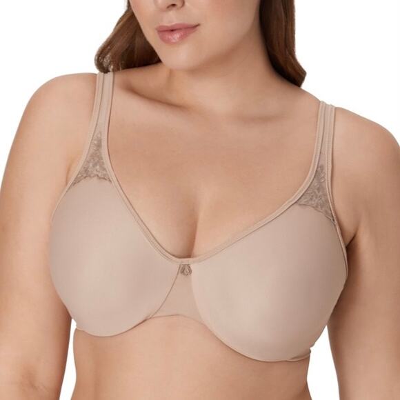 Bali Passion For Comfort Minimizer Underwire Bra Tan DF3385 Size 42D - Picture 1 of 10